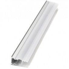 Προφίλ Αλουμινίου για Τζάμι Βιτρίνας 2m για ταινία LED με Κάλυμμα 99ACC509CLP